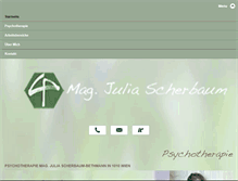 Tablet Screenshot of juliascherbaum.at